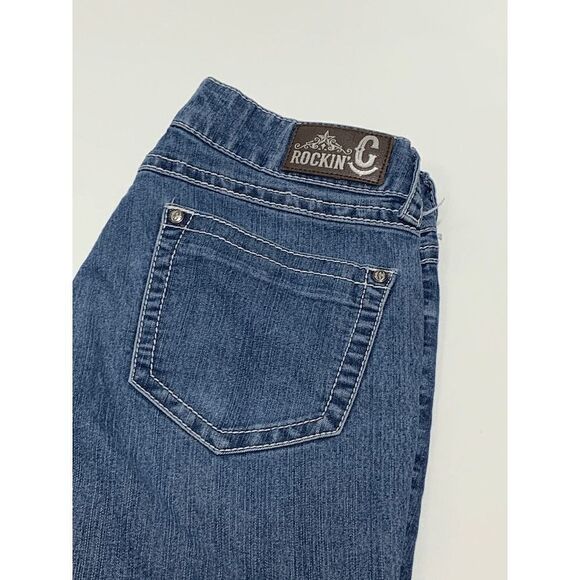 Blue Denim Women's Jeans - Picture 2 of 10